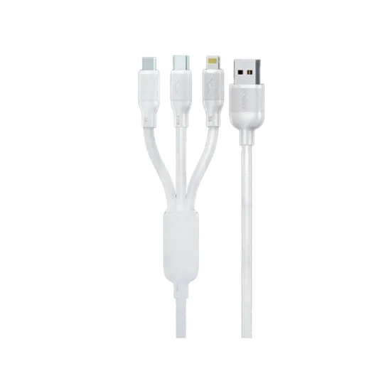 Picture of Foneng X80 1.2m 3-in-1 USB to USB-C, Lightning & Micro USB Cable