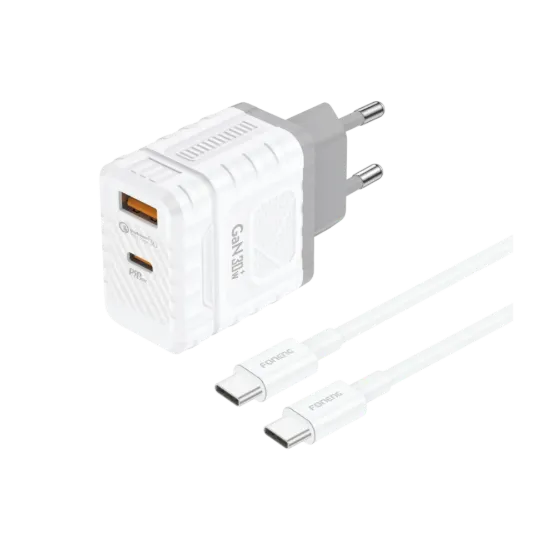 Picture of FONENG EU61 30W A+C 2-Port GaN Charger With Type-C to Type-C Cable
