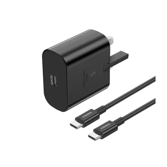 Picture of FONENG UK32 25W GaN USB-C Wall Charger With Type-C Cable