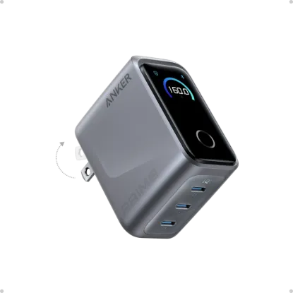 Picture of Anker Prime 160W 3-Ports GaN Charger with Smart Display