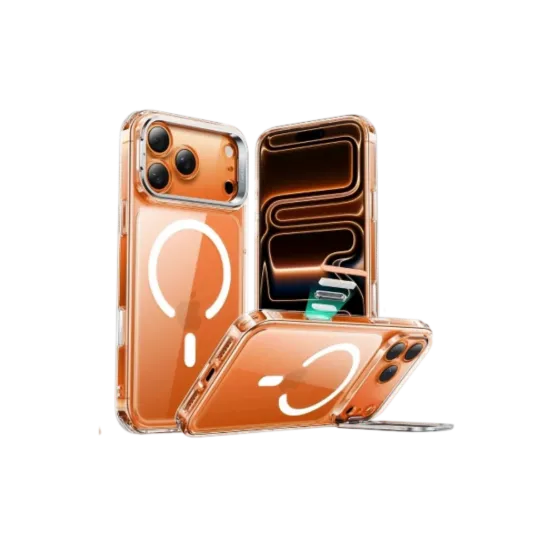 Picture of ESR Classic Hybrid Stash Stand Case with Camera Control Button for iPhone 17 Pro Max - Clear