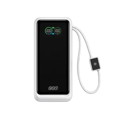 Picture of QCY HyperCharge PB30C 30000mAh 100W Power Bank with Built-in Cables