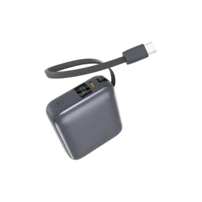 Picture of QCY PB10C 10000mAh 35W Mini Power Bank with Built-in Type-C Cable