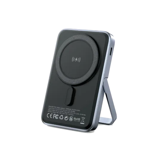 Picture of BWOO BO-P83 10000mAh 22.5W PD Magnetic Power Bank with Foldable Holder