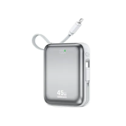 Picture of BWOO BO-P77 10000mAh 45W Power Bank with Built-in Cable