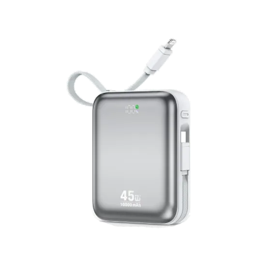 Picture of BWOO BO-P77 10000mAh 45W Power Bank with Built-in Cable