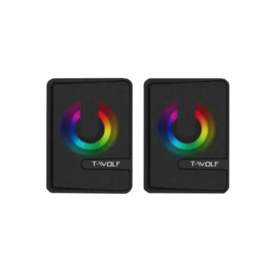 Picture of T-Wolf S3 Portable Wired RGB Gaming Mini Speaker