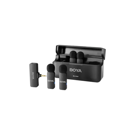 Picture of BOYA BY-V4 4-Channel Mini Wireless Microphone