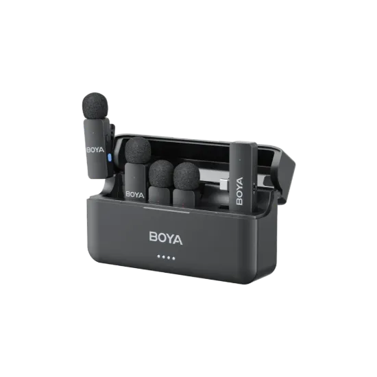 Picture of BOYA BY-V4U 4-Channel Mini Wireless Microphone