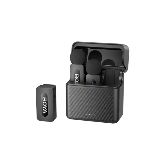 Picture of BOYA BY-V35 2.4Ghz Dual-Channel Wireless Microphone for Camera