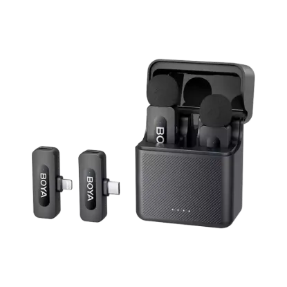 Picture of BOYA BY-V3 Combo 2.4GHz Dual-Channel Wireless Microphone